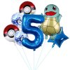 7ks narozeninové party balonky Pokémon Squirtle, modrá
