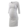 Pack of 3pcs Women s Side Ruched Maternity Clothes Bodycon Dress Mama Casual Short Sleeve Wrap 24