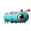 JIGGLY BUGS Housenka modrá 3