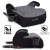 detsky podsedak do auta isofix i size s drzakem na napoje pro vysku 125 150 cm sedy