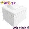 kvalitni bavlnene pleny tetra basic 70x80cm 20ks v bal 2 ks zdarma