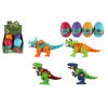 Dinosaurus šroubovací ve vejci plast 15 cm 4 druhy (1 ks)