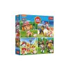 Puzzle 4v1 Tlapková patrola/Paw Patrol 18,5x16cm v krabici 20x20x5cm