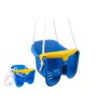 Houpačka Baby modrá plast 33x24x28cm nosnost 25kg v síťce 12m+