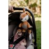 Srneček babyted natahovací hrací strojek plyš 30cm závěs na postýlku/kočárek na kartě v sáčku 0m+