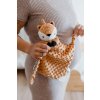 Srneček usínáček babyted, kousátko, chrastítko plyš 25x25cm na kartě v sáčku 0m+