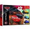 Puzzle Disney Cars 3/McQueen s přáteli 33x22cm 60 dílků v krabici 21x14x4cm