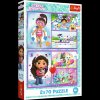 Puzzle 2x70 Zahrajte si s Gabby 27,5x18cm v krabici 19x29x4cm