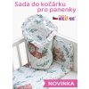 sada pro panenku 3d zavinovacka perinka a polstarek lulu natural matova
