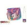Kabelka/Taška duhová jednorožec plast 4 barvy (1 ks)