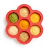 silikonova miska k mrazeni potravin 7 komor cervena