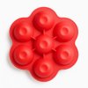 silikonova miska k mrazeni potravin 7 komor cervena