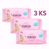 vyhodne baleni 3x vlhcene cistici ubrousky 99 voda 60ks