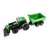 Auto Traktor Deutz-Fahr s přívěsem Worxx plast 75cm 1:15 v krabici 76x22x19cm