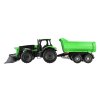 Auto Traktor Deutz-Fahr s přívěsem Worxx plast 75cm 1:15 v krabici 76x22x19cm