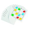 Baby sudoku logická hra dřevo 25ks v krabičce 15x15x4cm