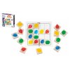 Baby sudoku logická hra dřevo 25ks v krabičce 15x15x4cm