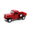 Welly Jeep Willys Pickup model 1:24 oranžový