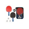 Sada stolní tenis 2 pálky 26cm + 3 míčky v pouzdře