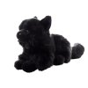 Plyš Kočka černá ležící 20 cm Eco-friendly