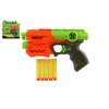 Pistole 21cm na pěnové náboje 5ks plast 2 barvy na kartě
