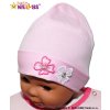 bavlnena cepicka kyticky baby nellys sv ruzova