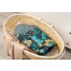 zavinovacka pro miminko velvet 75x75cm paradise zelena
