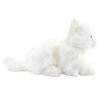 Plyš Kočka bílá ležící 20 cm Eco-friendly