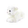 Plyš Kočka bílá ležící 20 cm Eco-friendly