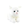 Plyš Kočka bílá ležící 20 cm Eco-friendly