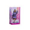 Barbie Deluxe modelka - Modré šaty JFP42