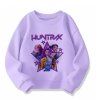 KPop Demon Hunters dětská mikina s potiskem (Huntrix) - SKLAD (fialová)