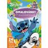 Omalovánky se samolepkami A4 Lilo & Stitch