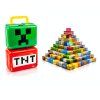 magneticka stavebnice minecraft creeper box 98ks