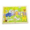 Dřevěné puzzle 24 dílků - zoo