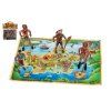 Figurky indiáni s mapou plast 6cm v sáčku