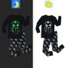 Boys Excavator Cartoon Pajamas Sets Kids Pyjamas Glow in the Dark Baby Pajamas Sets Kids Pijamas 2