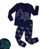 Boys Excavator Cartoon Pajamas Sets Kids Pyjamas Glow in the Dark Baby Pajamas Sets Kids Pijamas 10