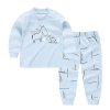 2019 New Kids Boys Girls Pajama Sets Cartoon Print Long Sleeve Cute T Shirt Tops with 2