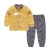 2019 New Kids Boys Girls Pajama Sets Cartoon Print Long Sleeve Cute T Shirt Tops with 6