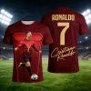 Dětské tričko Cristiano Ronaldo (zlatý nápis), SKLAD