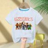 Dětské bílé tričko s potiskem ROBLOX