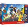 Puzzle Premium Plus Kids - Paw Patrol 41x27,5cm + plakát 100 dílků v krabici 29x19x4cm