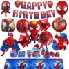 Narozeninová party dekorace s motivem Spiderman
