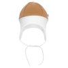 Kojenecká čepička New Baby The Best hnědá (Barva Hnědá, Velikost 56 (0-3m))