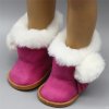 43cm Height Girls Dolls Snow Boots Shoes for 18 Doll Born Baby Doll Winter Chirstmas Shoes 3
