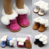 43cm Height Girls Dolls Snow Boots Shoes for 18 Doll Born Baby Doll Winter Chirstmas Shoes 1