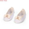 New Bow knot Doll Shoes 43cm MIni Cute Pu Leather Shoes Fit 18inch American Baby Doll 4