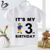 Birthday Tshirt Fireman Sam Kids Birthday Gift T shirt Children Cartoon Bing Rabbit Bunny Funny Printing 3