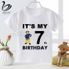 Birthday Tshirt Fireman Sam Kids Birthday Gift T shirt Children Cartoon Bing Rabbit Bunny Funny Printing 7